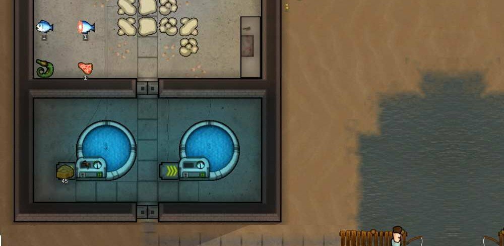 Rimworld A12 скачать мод Fish industry