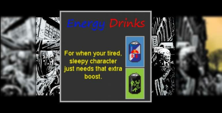 Project Zomboid скачать мод Energy Drinks