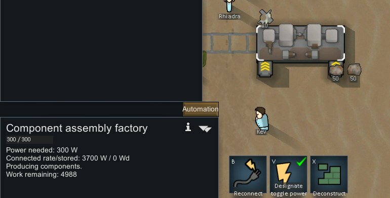 Rimworld A13 скачать мод Component Factory