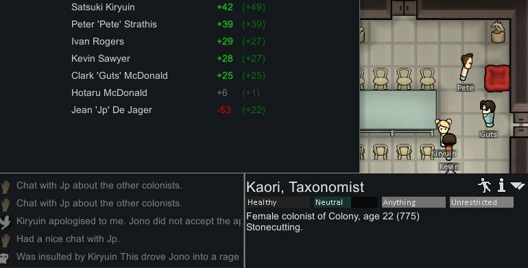 Rimworld Social mods