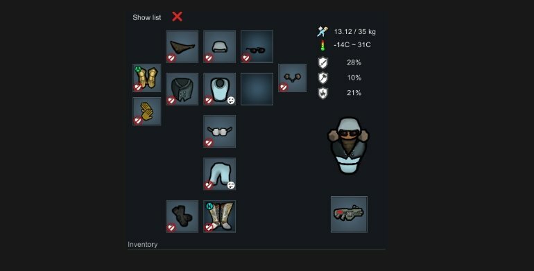 Rimworld мод RPG Style Inventory